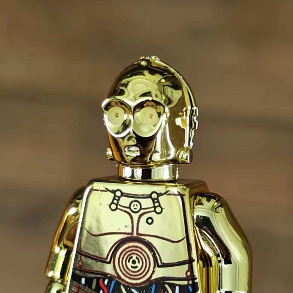 C3PO CHROME LEGO Minifigure - Picture 2 of 4